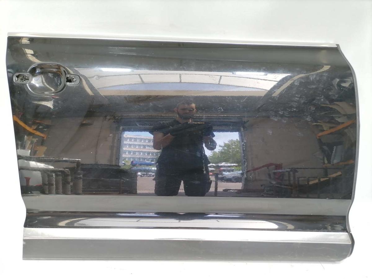 VW Touareg 7L original Tür vorn rechts L041 Brillantschwarz Rohbau Bj.2003